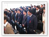 多くの学生が表彰されました